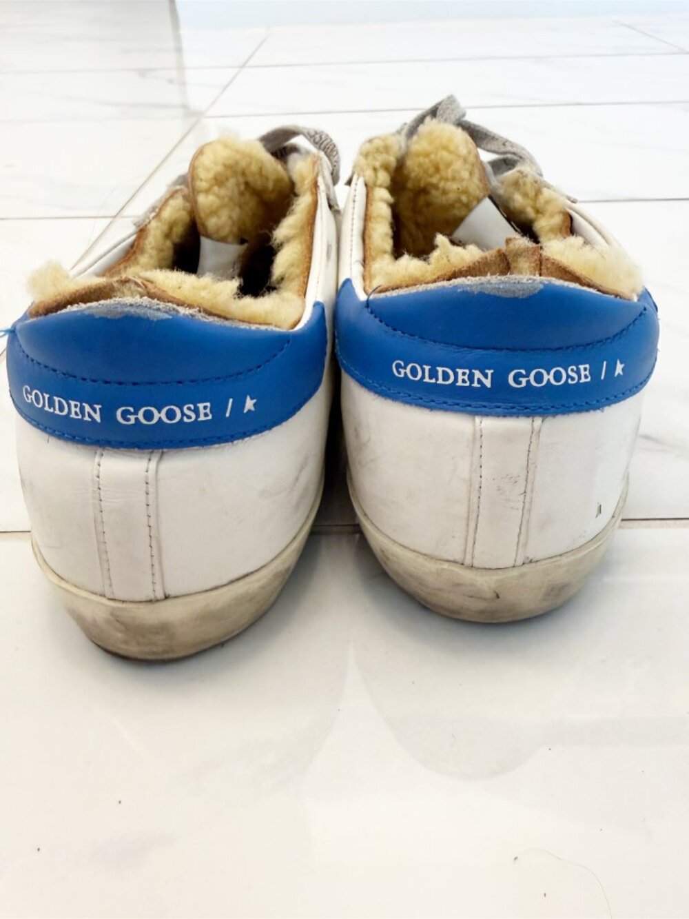 Golden Goose Leather Low Top Sneakers 9 - Picture 8 of 10